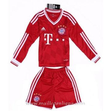 Maillot Bayern Munich Manche Longue Enfant Domicile 2013-2014